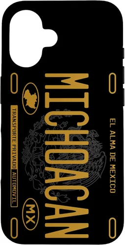 Miniatura 32 de Michoacano Michoacan Mexican State License Plate Phone Case for iPhone 17
