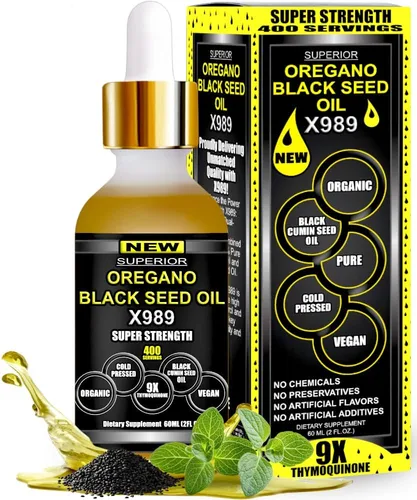 Miniatura 6 de Mezcla mineral húmica fúlvica – 580 porciones Paquete X935 suplemento de ácido húmico y fúlvico + aceite de orégano X989 con aceite de semilla