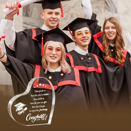 Miniatura 7 de Regalos de graduación, regalos de graduación 2026 para ella y él, recuerdo acrílico inspirador, decoración de graduación de escuela secundaria