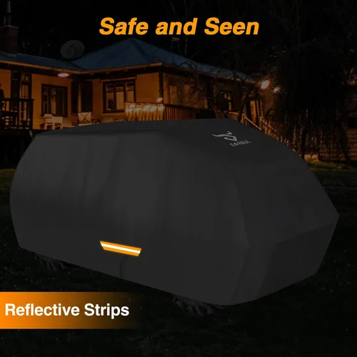 Miniatura 5 de EVRBUL Cubierta impermeable 420D para ATV pequeño, almacenamiento al aire libre, protección UV, cubierta para ATV 61.42"x41.34"x29.53" compatible
