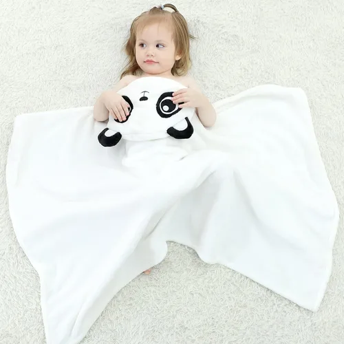 Miniatura 5 de Manta Vestible con Capucha para Niños Pequeños Toallas con Capucha Suave y Acogedora Manta Vestible con Capucha para Niños y Niñas
