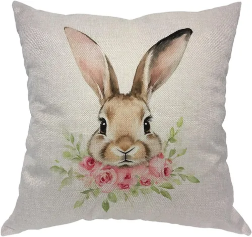 Miniatura 10 de Moslion Fundas de almohada de hojas de arce, funda de almohada de otoño con hojas de arce, 18 x 18 pulgadas, lona de algodón y lino, funda