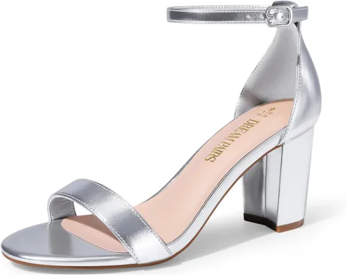 Miniatura 22 de DREAM PAIRS - Sandalias de tacón grueso y bajo para mujer