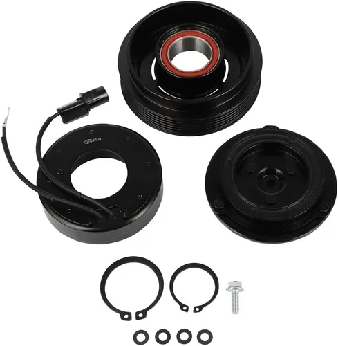 Miniatura 11 de cciyu Embrague del compresor de aire acondicionado 1993-1997 para Ford E-350 Econoline 7.3L 1993-1997 para Ford E-350 Econoline Club Wagon 7.3L