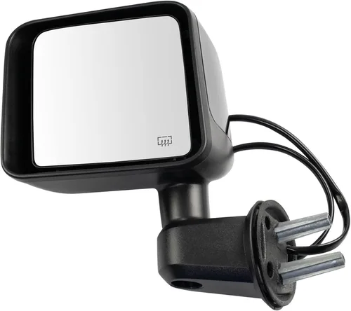 Miniatura 61 de TRQ Espejo plegable con calefacción eléctrica del lado del conductor con indicador de punto ciego pintura a juego negro liso compatible con Kia