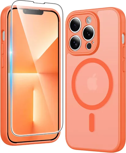 Miniatura 926 de FNTCASE Funda para iPhone 13 Pro-Max: Fundas magnéticas transparentes compatibles con Magsafe Slim anti amarillamiento protección contra caídas