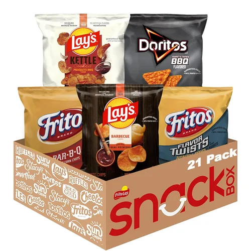 Frito-Lay - Mezcla de barbacoa para patio trasero, paquete variado (paquete de 21)