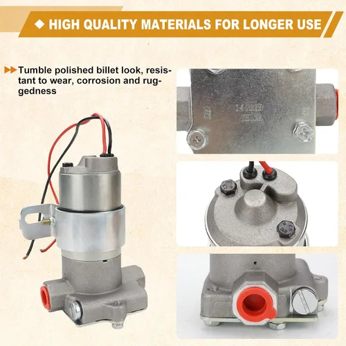 Miniatura 3 de Bomba de combustible eléctrica USTAR de 97 GPH, 7 PSI. Reemplaza 12-801-1. Multifuncional. Fácil de instalar. Confiable (97 GPH)