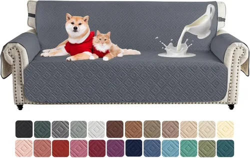 Miniatura 43 de XINEAGE Funda 100% impermeable para silla y sofá para mascotas, funda antideslizante para sofá, fundas lavables para silla, protector de muebles