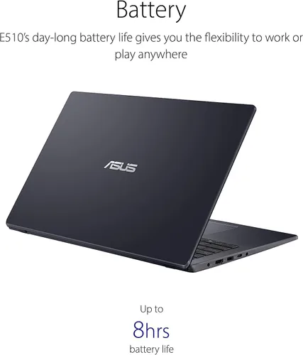 Miniatura 6 de ASUS Laptop Vivobook 2023, pantalla FHD de 15.6 pulgadas, procesador Intel de cuatro núcleos, 4 GB de RAM, 64 GB eMMC, ultra delgada, Wi-Fi, batería