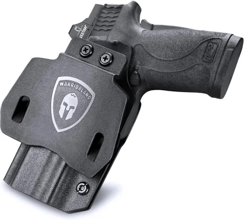 Miniatura 19 de WARRIORLAND Funda OWB Kydex con corte óptico, ajuste seleccionado para Glock 17/19/19X/43/43X MOS, sin riel 1911, Hellcat/Hellcat Pro, Taurus Glock