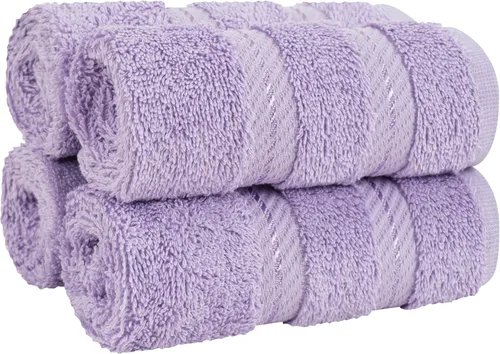 Miniatura 155 de American Soft Linen - Juego de 4 toallas, 100% de algodón turco, 27 x 54 pulgadas, tamaño extragrande, toallas para la ducha, color amarillo