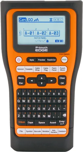 Brother PT-E560BTVP P-Touch Edge - Impresora de etiquetas industrial portátil con Bluetooth y auto-cutter dual (hasta etiquetas de 24mm)