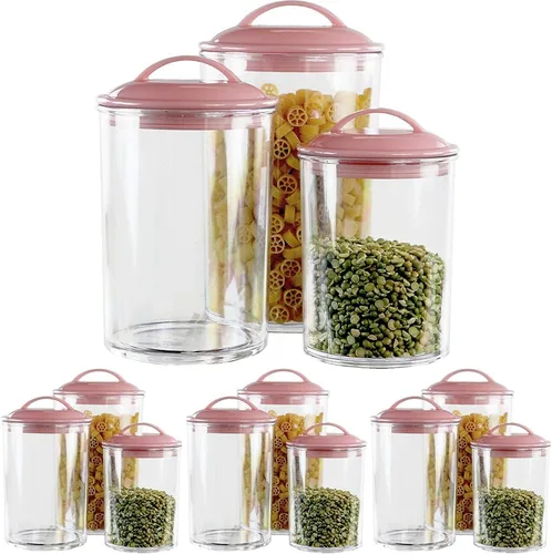 Miniatura 21 de Calypso Basics de Reston Lloyd - Recipientes de acrílico para almacenamiento, espagueti, blanco