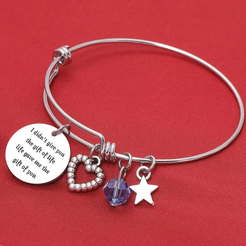 Miniatura 6 de De&ai Pulsera de regalo para hijo o hija, joyería de graduación, regalo para hijastro, regalo para hijastro, pulsera de Navidad