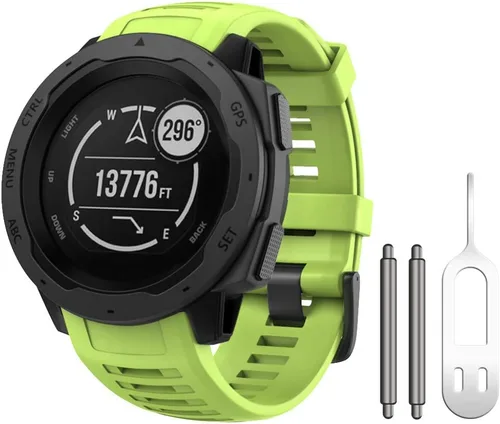 Miniatura 26 de NotoCity Correa de repuesto para Garmin Instinct, correa de repuesto de silicona suave, solo compatible con Instinct Sports GPS Smart Watch