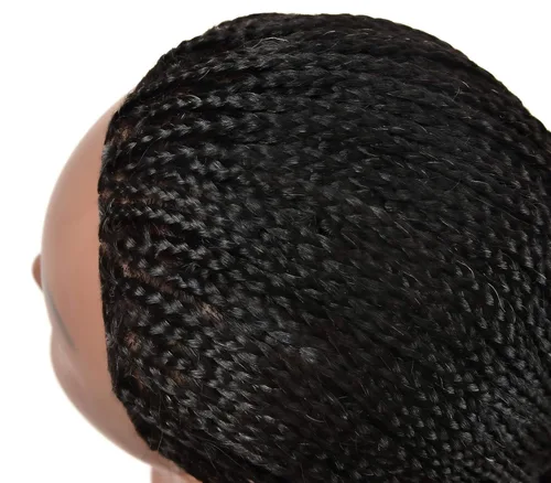 Miniatura 8 de RIHANNAHAIR - Cabello humano 100% real estilo afro, incluye cabeza de maniquí para peluquería: prácticas de estilismo, trenzado, rizado, estilizado