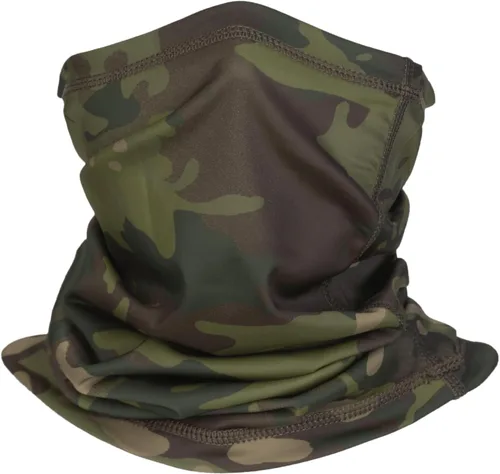 Miniatura 11 de Polaina de cuello de camuflaje, bufanda de esquí para hombres y mujeres, protección UV, resistente al viento, para pesca, caza, ciclismo