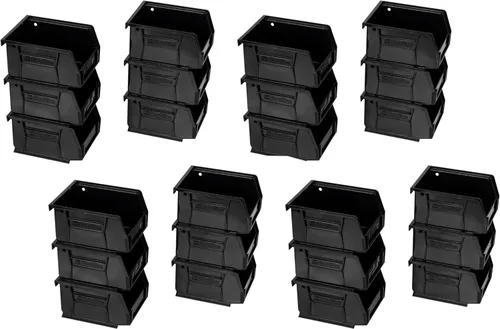 Miniatura 16 de Akro-Mils 08212YELLO 30210 AkroBins contenedores de plástico para almacenamiento, se pueden colgar y son apilables, (5 x 4 x 3 pulgadas)