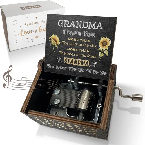 Miniatura 8 de Caja de música de regalo para tía de sobrina o sobrina tía, regalo de cumpleaños, regalos para tía, regalos para tía, cajas musicales de madera