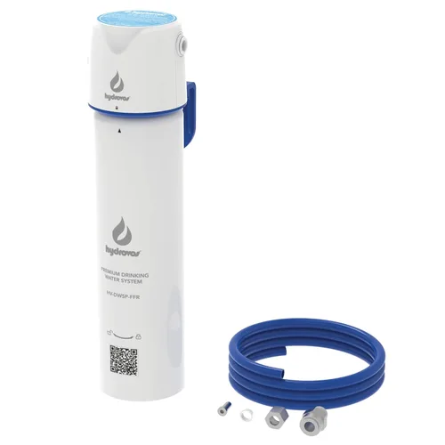 Filtro de agua premium Hydrovos DWSP para microplásticos, sistema de filtración de agua potable NSF 401/53/42 bajo el fregadero, conexión directa