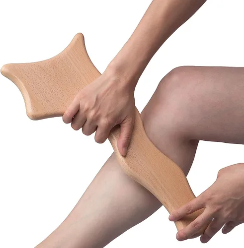 Miniatura 7 de Herramienta de raspado de madera para drenaje linfático - Herramienta de masaje para inflamación de tejido anticelulítico - Terapia de madera