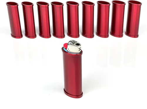 Miniatura 11 de DIYLuxury - Funda de metal negro mate para encendedor BIC Standard J6 EZ Reach Lighter EZ Reach Lighter, resistente, reutilizable, paquete de 10