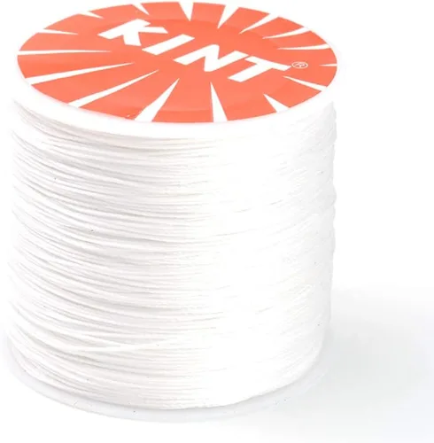 Miniatura 30 de Cordón de poliéster encerado de 119 yardas de 0.020 in, cuentas gruesas y coloridas pulseras de hilo trenzado para macramé para fabricación