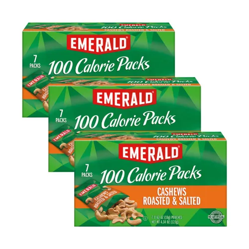Miniatura 9 de Emerald Nueces secas de almendras tostadas, paquetes de 100 calorías, 7 unidades (paquete de 2)