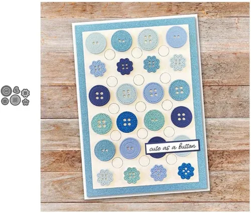 Miniatura 59 de Troqueles de álbum de recortes para hacer tarjetas, troqueles de corte de metal para Navidad, plantilla de perforación para manualidades de papel