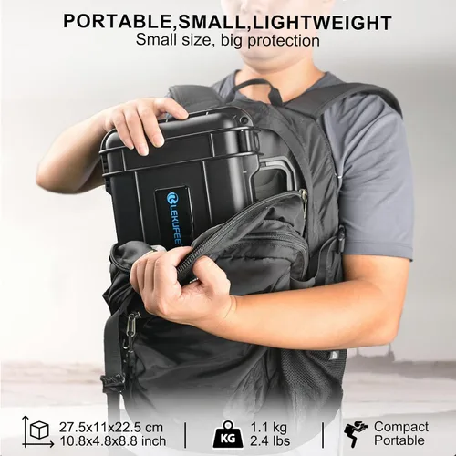 Miniatura 4 de Lekufee Funda Rígida Resistente al Agua para DJI Osmo Pocket 3, Mic 3/2/Mini, Combo de Creador, Combo de Expansión de Potencia, Cámara de Vlogging