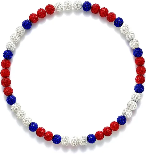 Miniatura 14 de Collar de béisbol con cuentas para hombre, colección Bling Ice, de 16 a 20 pulgadas, ideal para equipos de béisbol y entusiastas Arctic Ice
