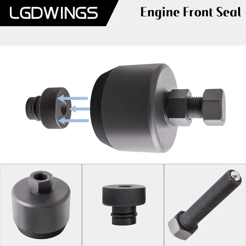 Miniatura 4 de Herramienta removedor de sello del cigüeñal delantero 303-1510, se adapta a Ford Super Duty 2011-2021 F250 F350 F450 F550, 6.7L Power Stroke Diesel