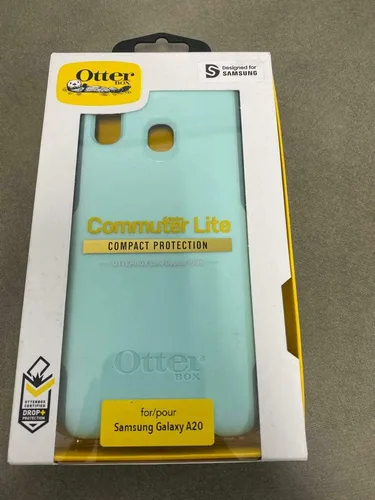 OtterBox Commuter Series LITE - Funda para Samsung Galaxy A20, embalaje al por menor (Ocean Way - Aqua SAIL/acuífero)