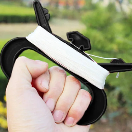 Miniatura 3 de Mango de cuerda de cometa – Cuerda de cometa de 328 pies, paquete de 2 unidades en total de 656 pies con bobina de conector, bobinadora de línea