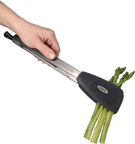 Miniatura 2 de OXO Good Grips - Pinzas flexibles de silicona de 14 pulgadas