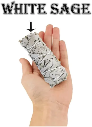 Miniatura 3 de SOUL STICKS El mini kit de manchas para principiantes incluye varita de selenita de concha de abulón 3-4 de salvia blanca y palo santo con guía