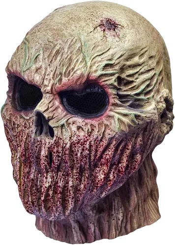 Miniatura 2 de RAPGET Máscara de zombi - Máscara de látex espeluznante de látex para fiesta de Halloween Amarillo