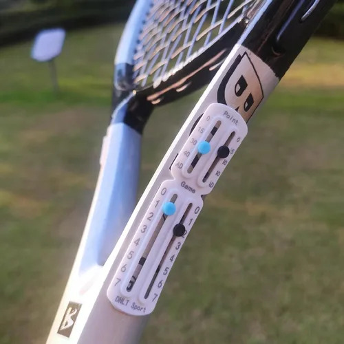 Miniatura 2 de Marcador de puntuación para raqueta de tenis y pádel, tablero de puntuación pequeño fácil de montar para mantener la puntuación de puntos. Números