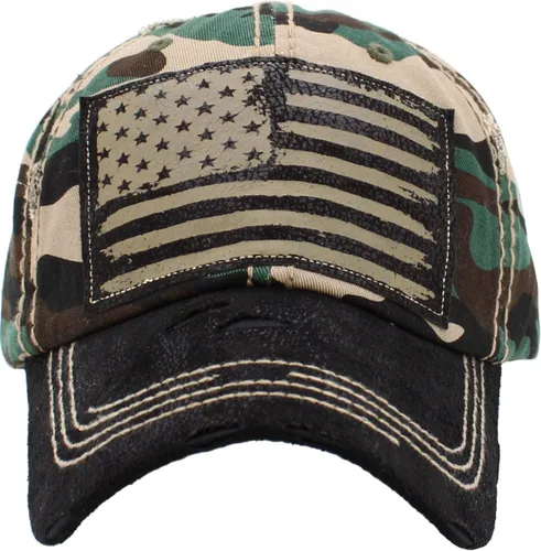 Miniatura 251 de KBETHOS Tactical Operator Collection USA Fishing Mesh Ballcap Flag Patch America Outdoors Trucker Baseball Cap