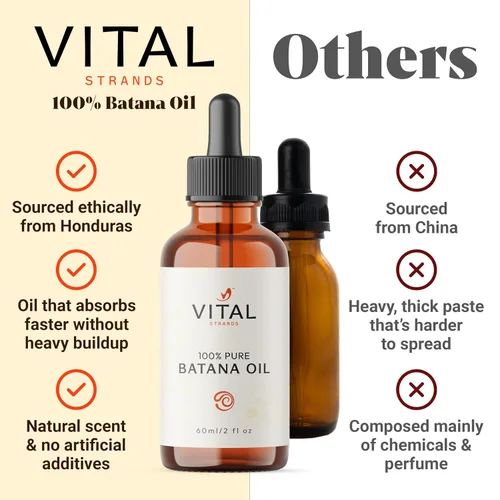 Miniatura 5 de Aceite de Batana para el Crecimiento del Cabello – Aceite de Batana 100% Puro y Orgánico de Honduras – Fortalece, Espesa y Restaura el Cabello