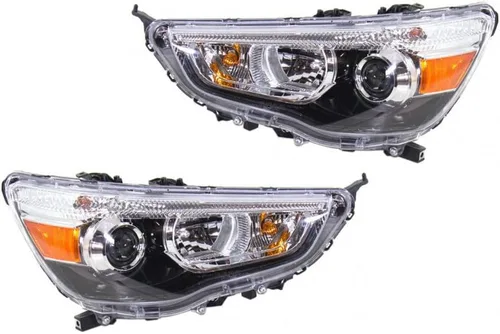 Miniatura 8 de Conjunto de faros delanteros para Mitsubishi RVR/Outlander Sport 2011-2019 lado del conductor Certificado CAPA Reemplazo para MI2502160