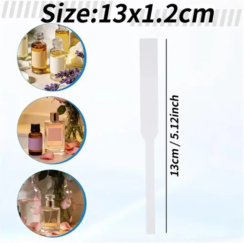 Miniatura 6 de Disposable Perfume Test Strips 1200 Pieces Fragrance Strips Perfume Test Disposable White Blotter Essential Oils Paper
