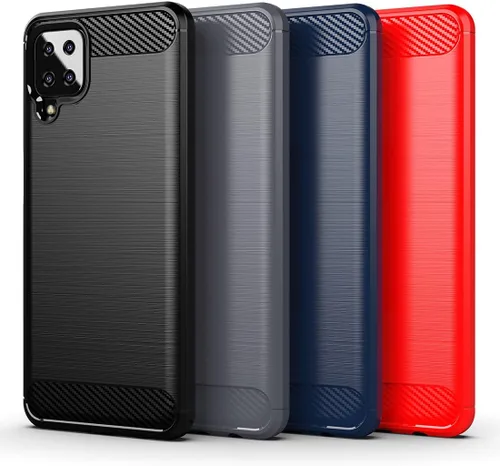 Miniatura 6 de Osophter Funda para Galaxy A22 4G con protector de pantalla de absorción de golpes Flexible TPU Rubber Protective Cell Phone Cover para Samsung