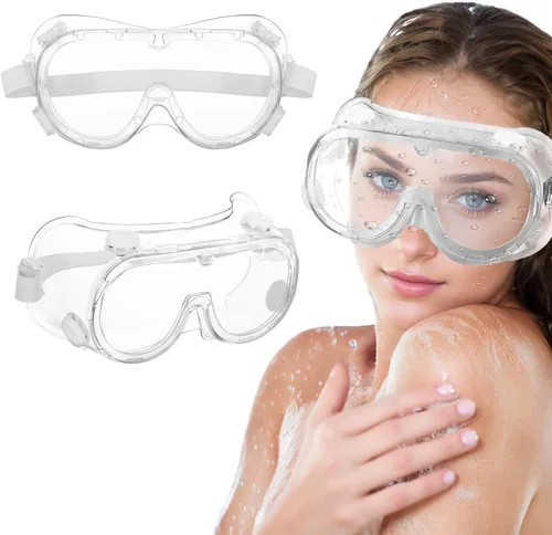 Miniatura 8 de Protector de pestañas y cejas ajustable, gafas de ducha, diseño apto para gafas, perfecto para proteger pestañas postizas
