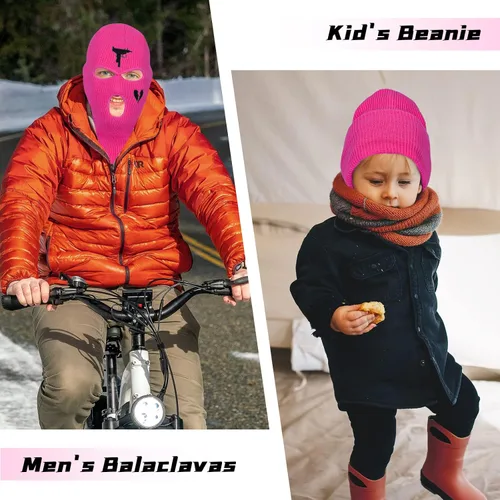 Miniatura 4 de Xinxiaomeng Unisex-Adult Mens Balaclava