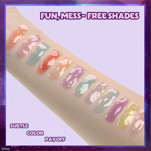 Miniatura 4 de Disney Frozen Juego de brillo de labios de 12 piezas a base de plantas, regalos de fiesta para niñas, primer set de maquillaje para niñas, perfecto