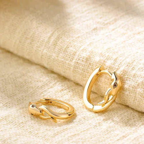 Miniatura 3 de MYEARS Women Huggie Earrings Gold Hoop Sleeper 14K Gold Filled Small Simple Handmade Hypoallergenic Everyday Jewelry - in The Nature World