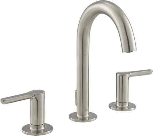 American Standard 7105801.295 Studio S - Grifo de baño amplio con manijas de palanca, níquel cepillado
