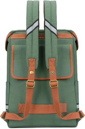 Miniatura 2 de TOURBON - Alforjas de bicicleta 2 en 1 que se convierten en mochila 15L Bicicleta Asiento Trasero Bolsa de Tronco de Almacenamiento de Equipaje